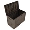 Patio Storage Box Brown 30.7"x17.3"x21.7"