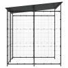 Bicycle Shed 74.8"x74.8"x87.4" Steel Black