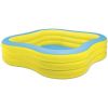 Inflatable Beach Wave Swim Center Family Pool, 90" x 90" x 22"