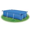 Pool Cover 102 x 63 inch PE Blue Rectangular