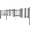 Picket Fence with Posts 3 pcs WPC 236.2"x23.6"