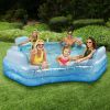 Heavenly Blue Great Escape Inflatable Famiy Swimming Pool, Age 6 & up