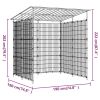 Bicycle Shed 74.8"x74.8"x87.4" Steel Black