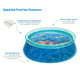 8 ft 3D Fun QuickSet Above Ground Swimming Pool, Round, Age 6 & up, Mom's Choice Award Winner