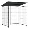 Bicycle Shed 74.8"x74.8"x87.4" Steel Black