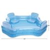 Heavenly Blue Great Escape Inflatable Famiy Swimming Pool, Age 6 & up
