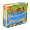 8-Foot Round 3D Transparent Quick Set Above Ground Pool with 2 Pairs of 3D Goggles, Ages 6 and Up, Unisex