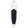 Inflatable Stand Up Paddle Board Set Green and White